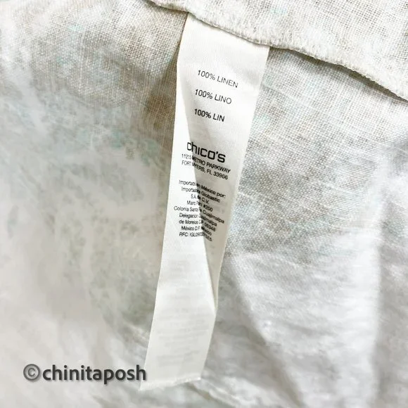 Chicos Cardigan Open Front Roll Adjustable Sleeve - Picture 4 of 6